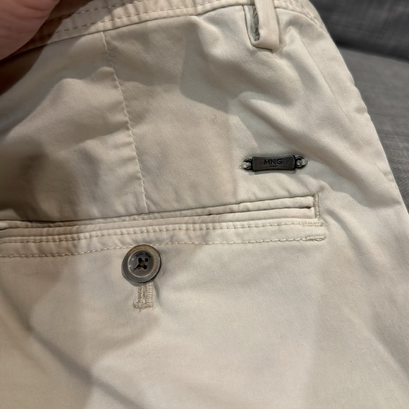 Mango Man, slim fit chinos, 32”x28”, stone - Picture 5 of 8